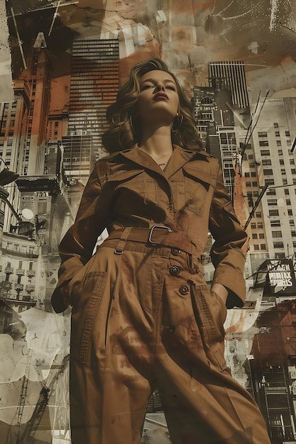 A collage featuring four different style aesthetics: Classic (a woman in a trench coat and loafers), Bohemian (a woman in a maxi dress and sandals), Edgy (a woman in a leather jacket and combat boots), and Romantic (a woman in a lace dress and heels).