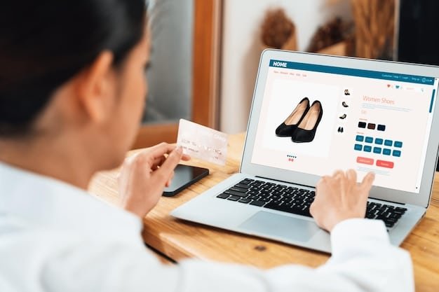 A close-up of a Shein product description page, highlighting key areas such as sizing charts, customer reviews about fit, and specific notes on whether the shoe runs small, large, or true to size.