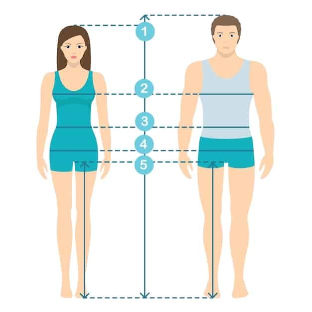A detailed close-up of a Shein men's clothing size chart, highlighting specific measurements like chest, waist, and sleeve length. The size chart is clear and easy to read with both metric and imperial units displayed.