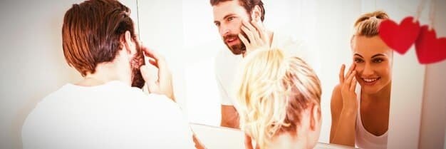 A split image showcasing makeup and hairstyle tutorials suitable for a date night with a Shein outfit. On one side, a step-by-step guide to achieving a smoky eye makeup look. On the other side, a tutorial for creating effortless beach waves using a curling iron. The image conveys simplicity and elegance, offering viewers practical tips for enhancing their beauty.