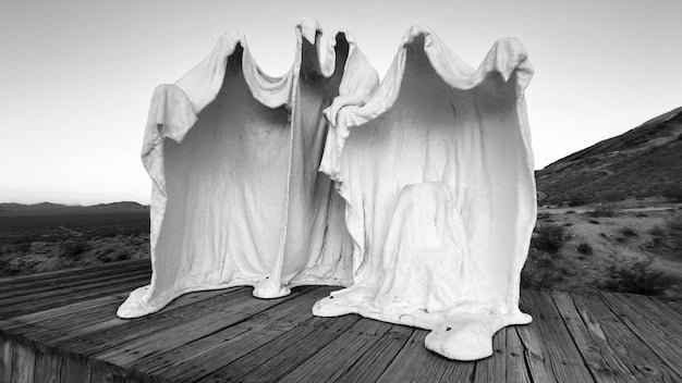 A split image showing contrasting scenes: on one side, a vast landfill overflowing with textile waste, representing the negative environmental impact of fast fashion. On the other side, a close-up of Shein's 